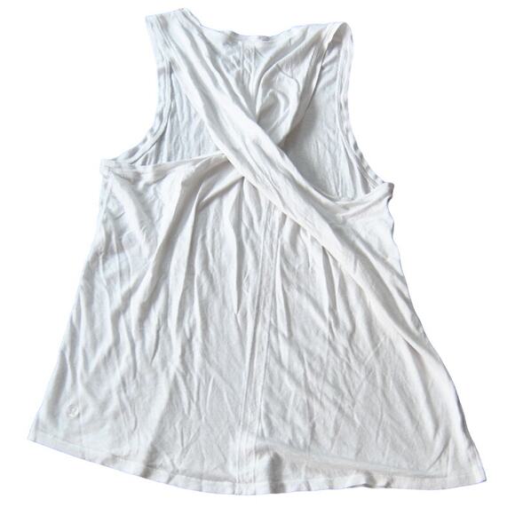 Lululemon White Crossback Tank Top - Picture 1 of 6